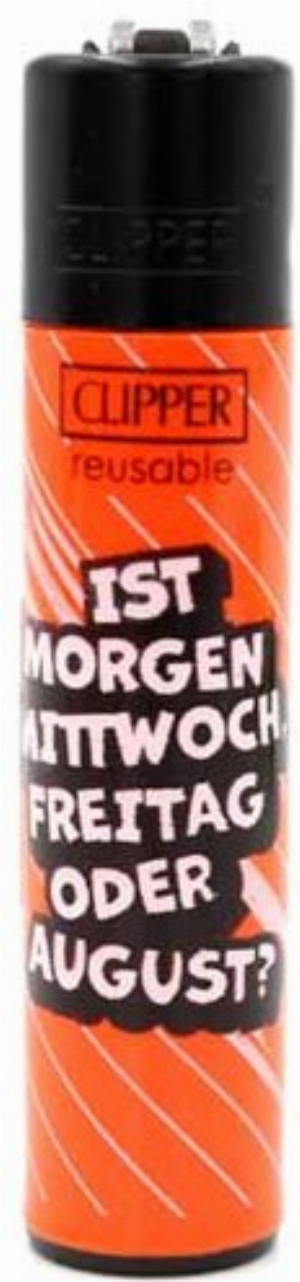 Clipper Feuerzeug Slogan 30 2v4