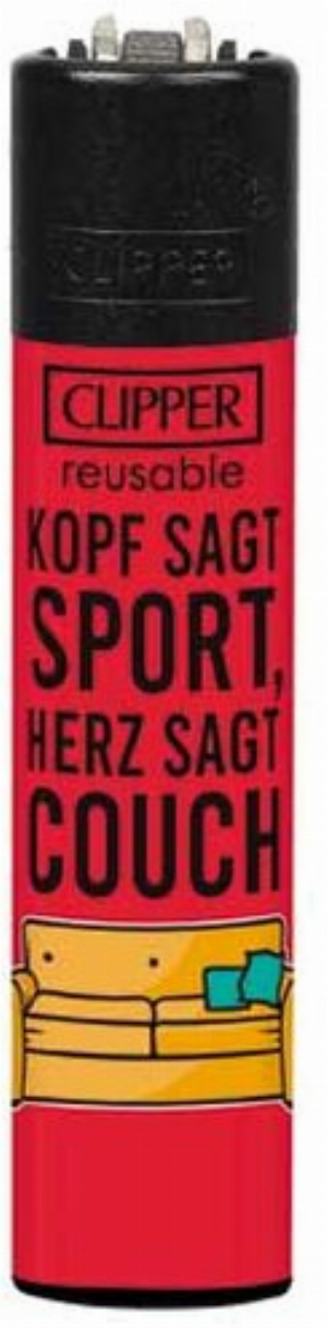 Clipper Feuerzeug Slogan 38 1v4
