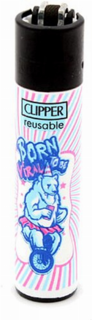 Clipper Feuerzeug Social Media 1v4