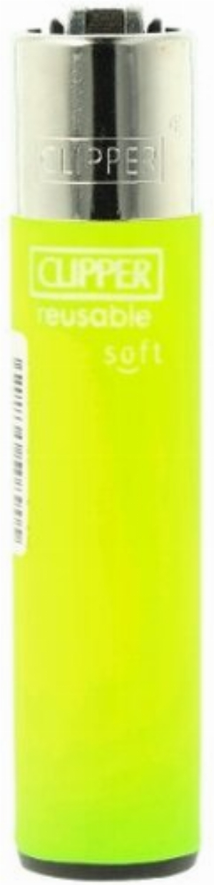 Clipper Feuerzeug Soft Gelb
