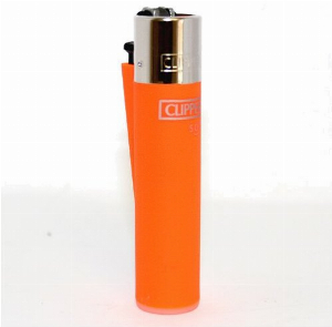 Clipper Feuerzeug Soft orange