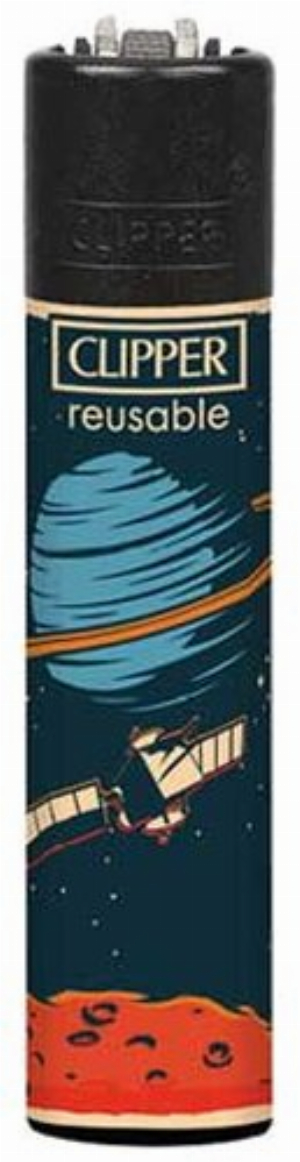 Clipper Feuerzeug Space 3v4 Satellit