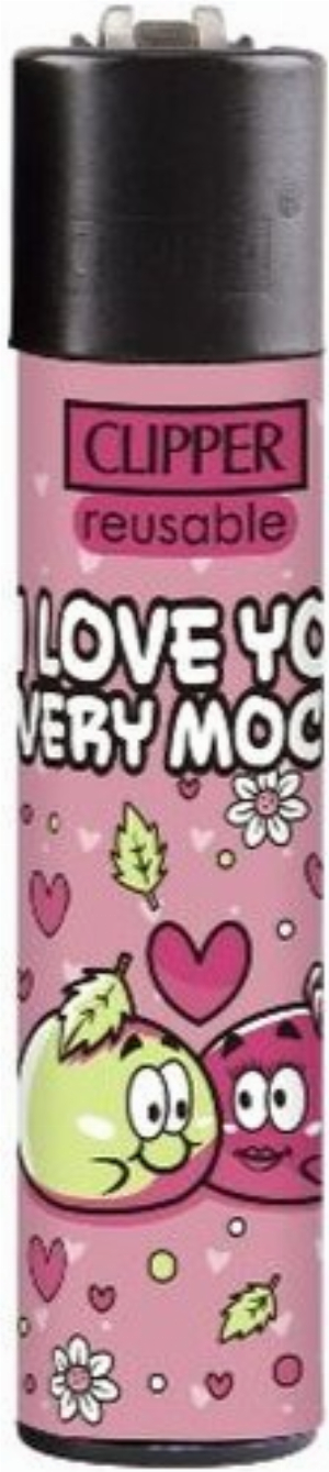 Clipper Feuerzeug Sweeties4v4 I LOVE YOU VERY MOCHI