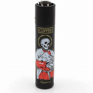 Clipper Feuerzeug Tattoo 3 - 1v4 SKULL PRIEST