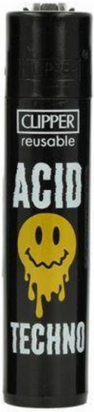 Clipper Feuerzeug Techno 2 3v4 ACID TECHNO