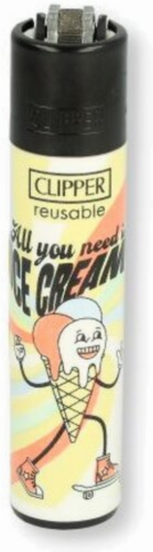 Clipper Feuerzeug Trendy Sentences 4v4