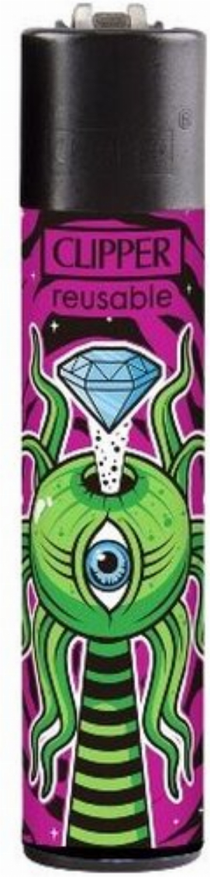 Clipper Feuerzeug Trippy  Planets 4v4 Oktupus-Diamant