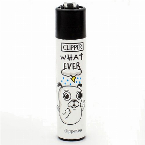 Clipper Feuerzeug Trouble Mascots WHAT EVER