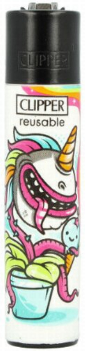 Clipper Feuerzeug Venus Trap 1v4 Alien im Blumentopf