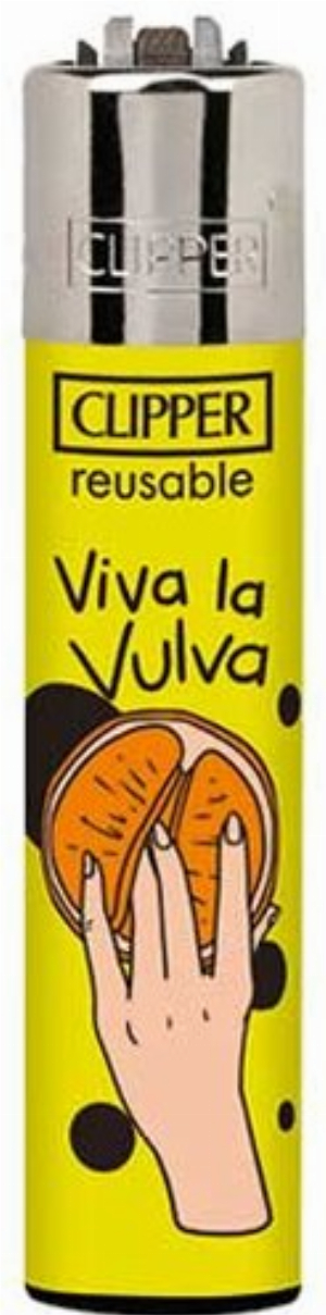 Clipper Feuerzeug Viva la Vulva 1v4 Viva la Vulva