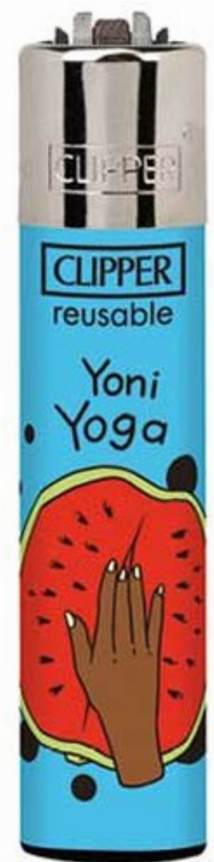 Clipper Feuerzeug Viva la Vulva 3v4 Yoni Yoga