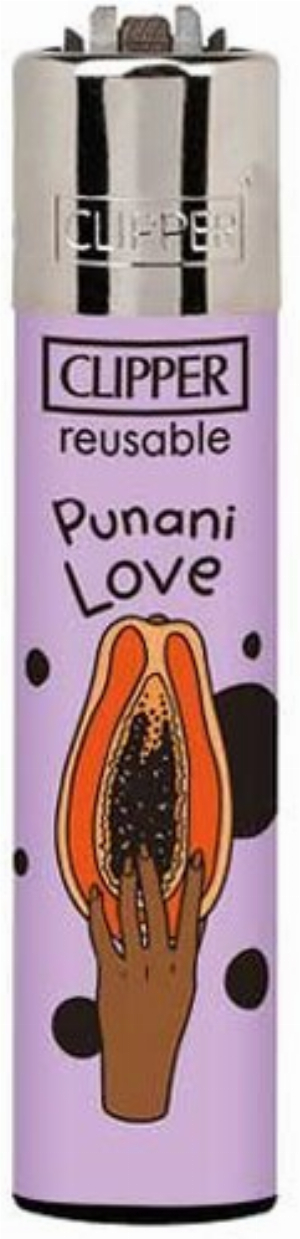 Clipper Feuerzeug Viva la Vulva 4v4 Punani Love