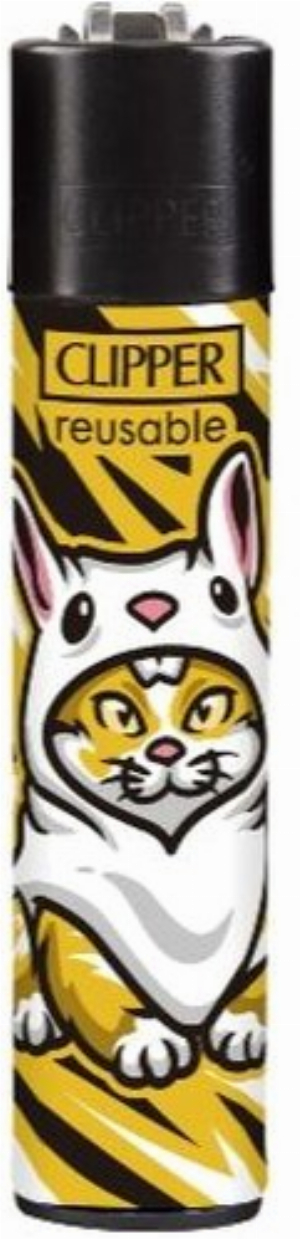 Clipper Feuerzeug Wannabe Mascots 3v4 Katze / Hase