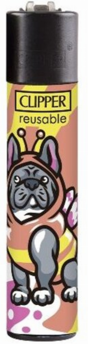 Clipper Feuerzeug Wannabe Mascots 4v4 Bulldogge / Schmetterling
