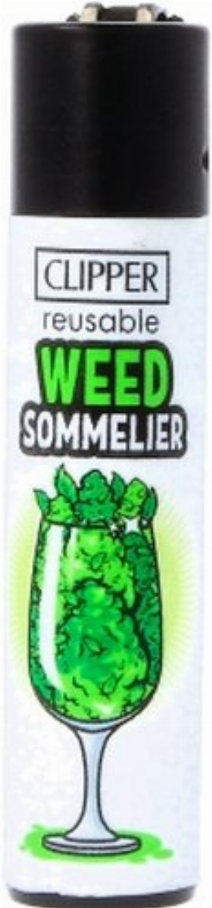 Clipper Feuerzeug Weed Slogan 10 1v4