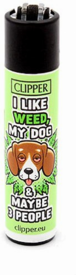 Clipper Feuerzeug Weed Slogan 4 2v4