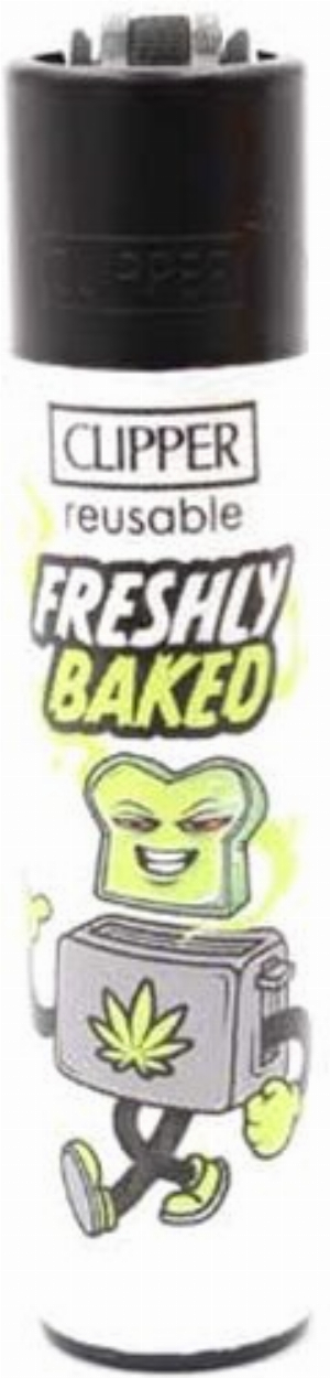 Clipper Feuerzeug Weed Slogan 6 1v4