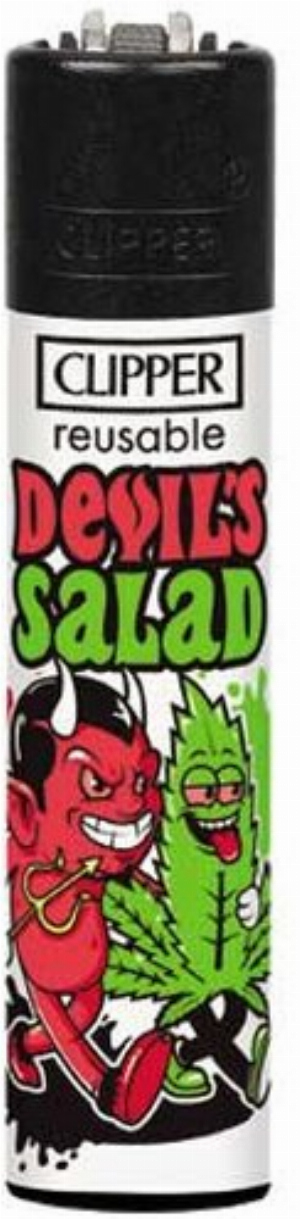Clipper Feuerzeug Weed Slogan 8 4v4