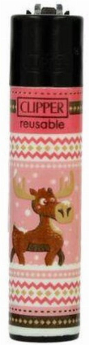 Clipper Feuerzeug Winter Animals 2 2v4 Rentier