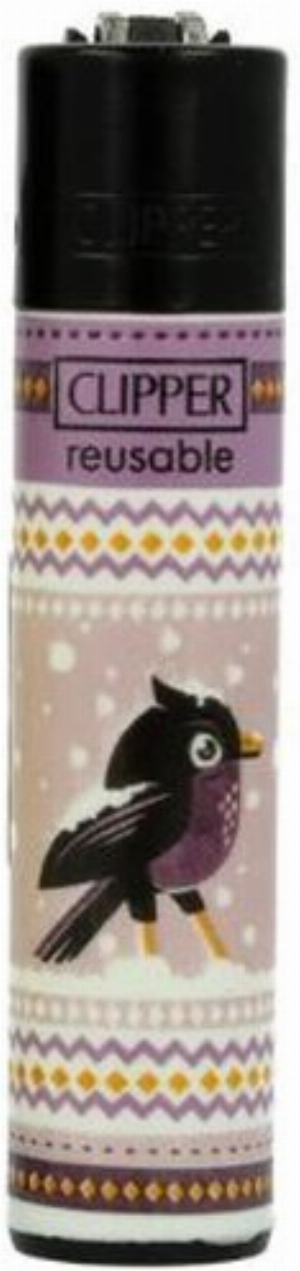 Clipper Feuerzeug Winter Animals 2 4v4 Vogel