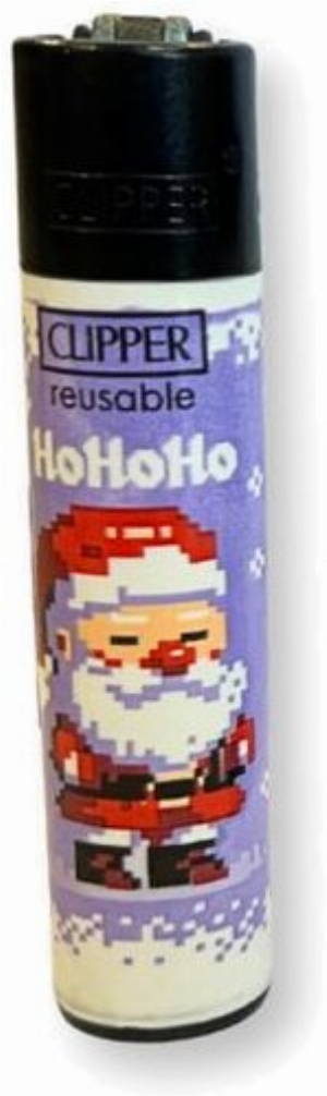 Clipper Feuerzeug Winter Pixel 1v4