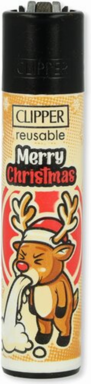 Clipper Feuerzeug X-Max Slogan 4v4