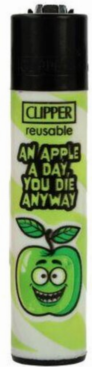 Clipper Feuerzeug You Suck 2v4 AN APPLE A DAY YOU DIE ANYWAY