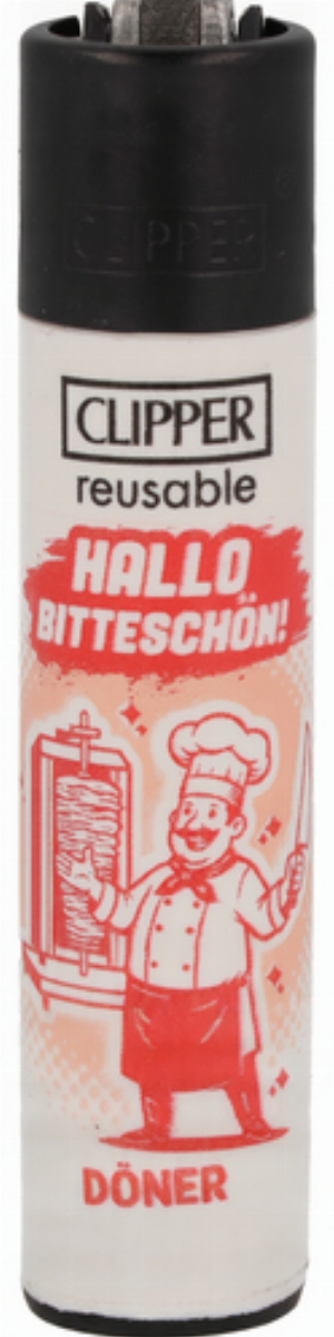 Clipper Feuerzeuge Döner Collection 1v4