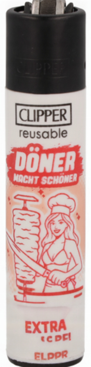 Clipper Feuerzeuge Döner Collection 4v4