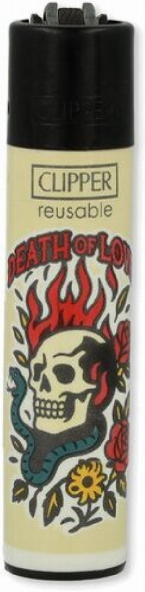 Clipper Feuerzeuge New School Skulls 2v4