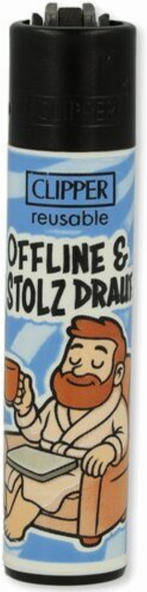 Clipper Feuerzeuge Slow Life Society 2v4