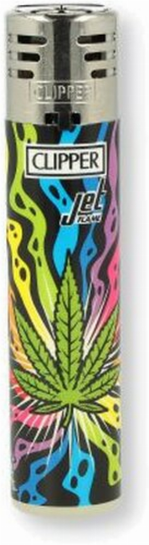 Clipper Jetflame Feuerzeug Mazed Leaves 1 v 4