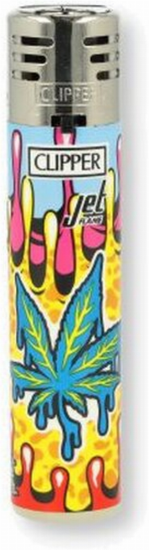 Clipper Jetflame Feuerzeug Mazed Leaves 3 v 4