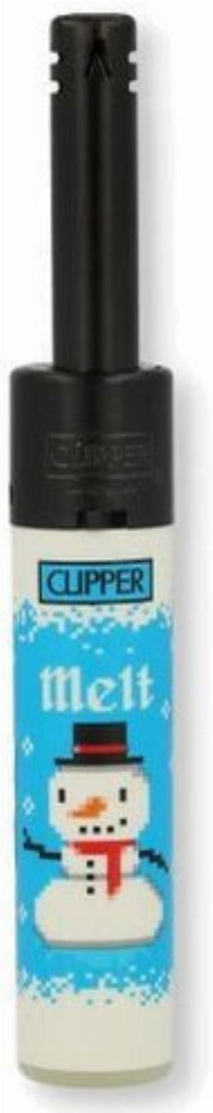 Clipper Stabfeuerzeug Winter Pixel 2v4
