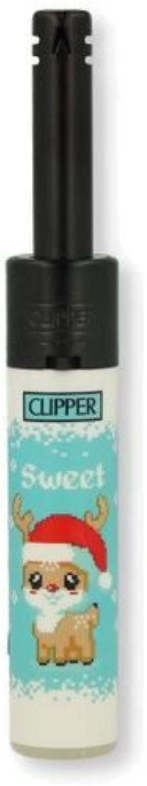 Clipper Stabfeuerzeug Winter Pixel 4v4