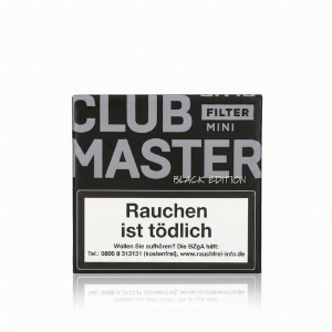 Clubmaster Mini Filter Zigarillos Black Edition No. 125 20 Stk.