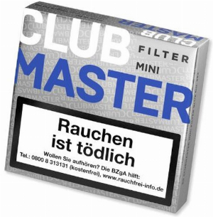 Clubmaster Zigarillos Mini Blue Filter