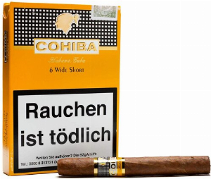 COHIBA Habana, Cuba 6 Wide Short 100% Tabaco de Cuba