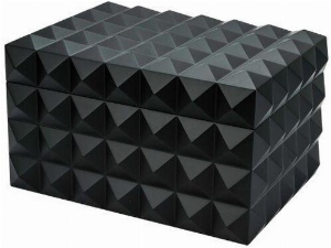 Colibri Desktop Humidor Grand Quasar Schwarz für ca. 150-175 Zigarren