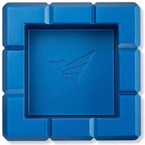 Colibri Metall Zigarrenascher Heritage Cube 4 Ablagen Blau