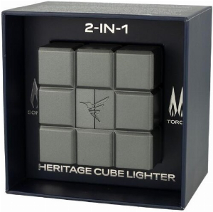 Colibri Tischfeuerzeug Heritage Cube Anthrazit
