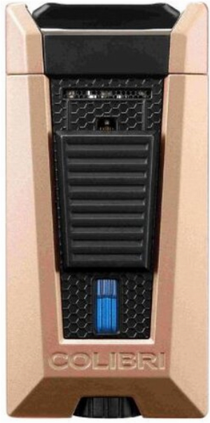 Colibri Zigarren-Feuerzeug Stealth II Rosegold/Schwarz Jetflame 3-flammig