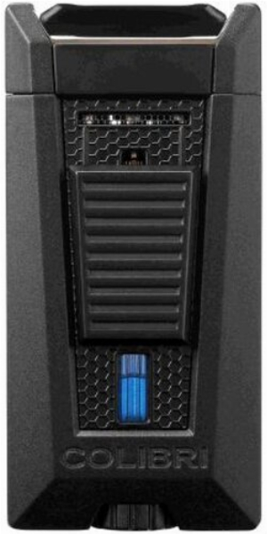 Colibri Zigarren-Feuerzeug Stealth II Schwarz Laser Jetflame 3-flammig