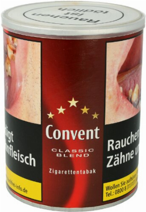 Convent Red Classic Blend Zigarettentabak 150g Dose