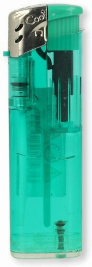Cool Feuerzeug Transparent Grün