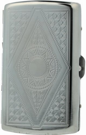 COOL Zigarettenetui für Tabaksticks und Zigaretten Chrom Nr.1