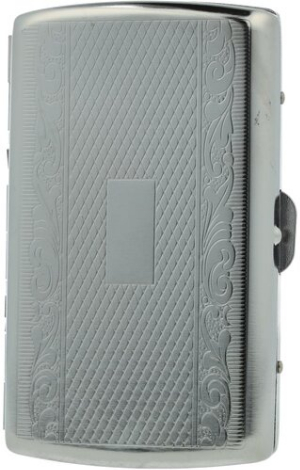 COOL Zigarettenetui für Tabaksticks und Zigaretten Chrom Nr.2