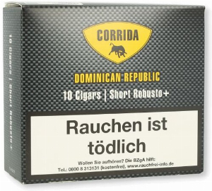 CORRIDA Dom. Republic Short Robusto+ Zigarren 10Stk.