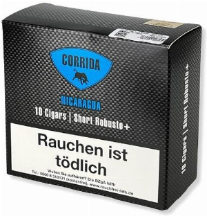 Corrida Nicaragua Short Robusto+Refill Zigarren 10 Stk.