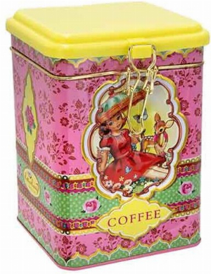 Cotton Candy Metalldose Retro Motiv Kaffee